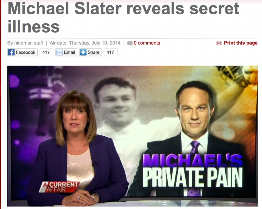 A Current Affair: Michael Slater