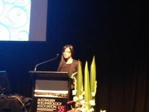 Belinda presenting at ARA