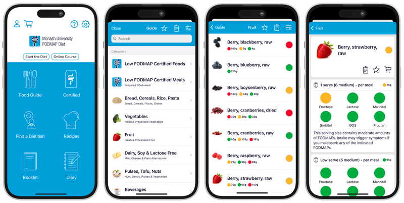 Monash University FODMAP app