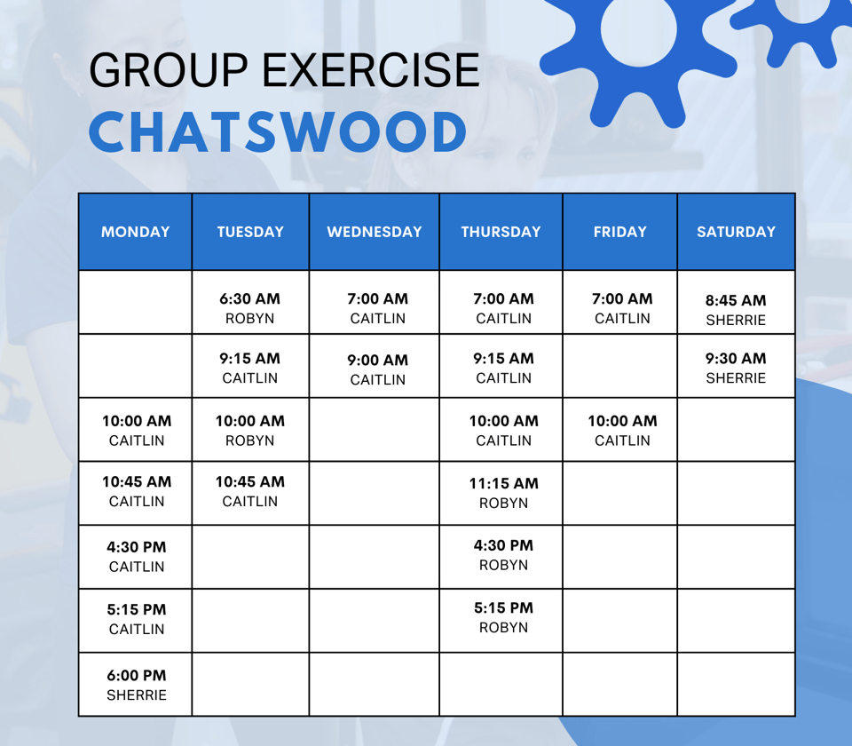 Group Exercise Chatswood