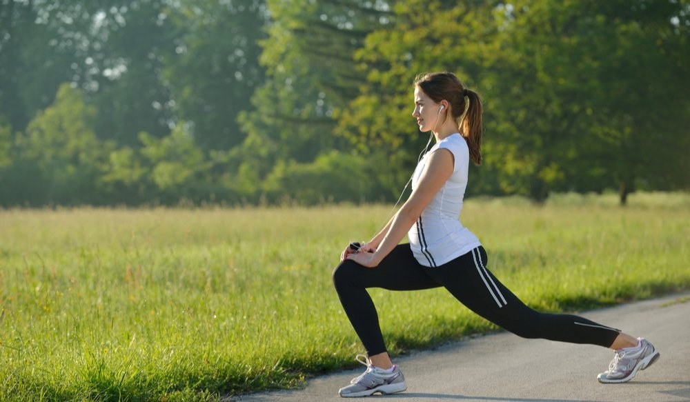 healthy young woman stretching before Fitness and Exercise-2-1